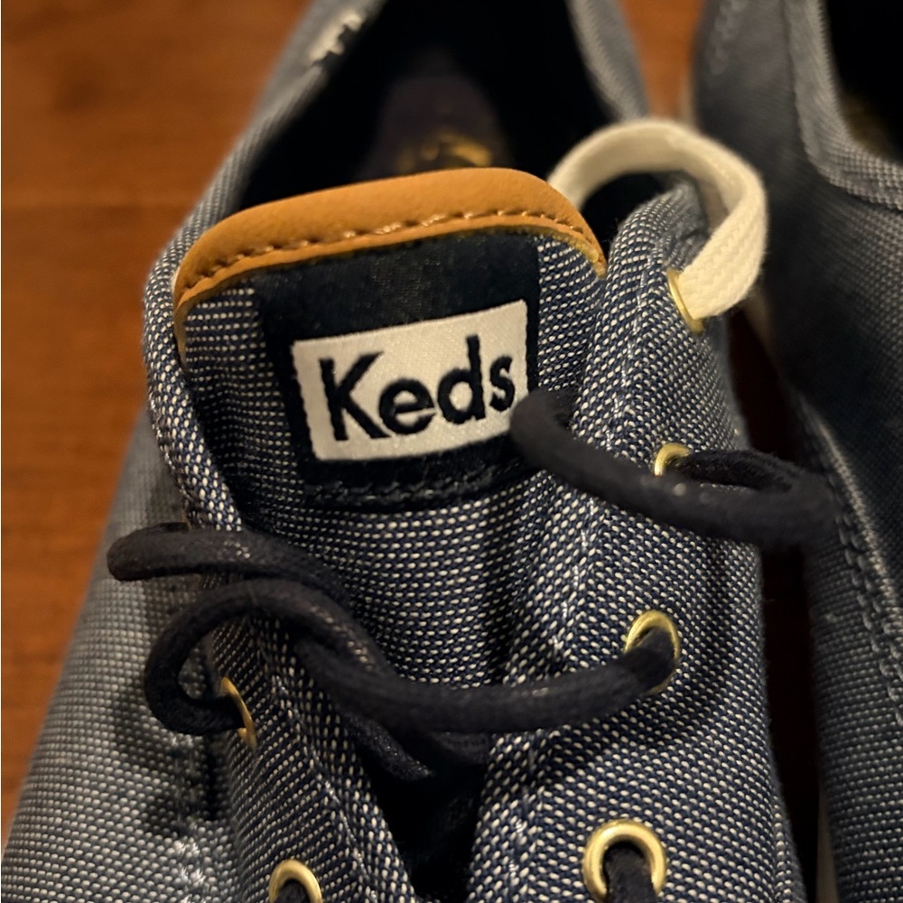 Keds Women’s Chambray Canvas Sneakers - Picture 2 of 7